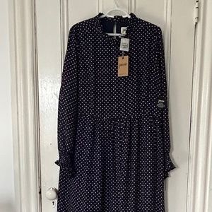 Joanie midimaxi polkadot dress